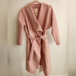 Blush pink coat